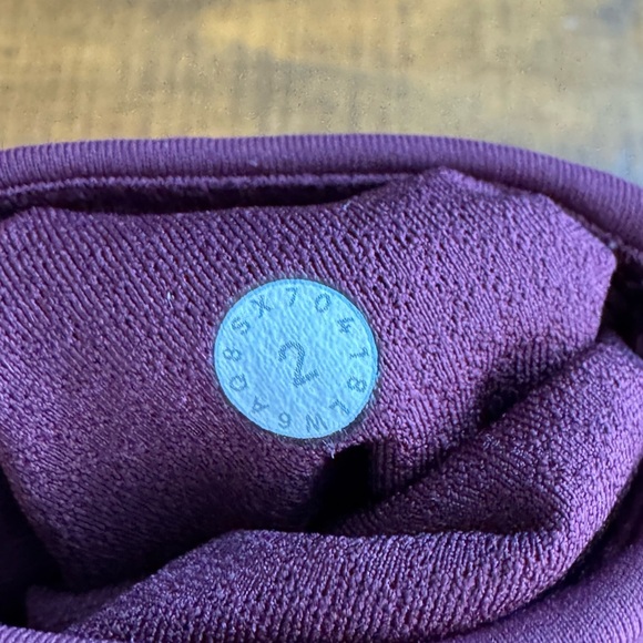 Lululemon Wunder Under Crop High-Rise *Flocked Dark Adobe Scatter Floral - Picture 6 of 10